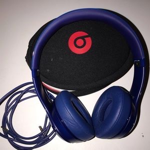 DARK BLUE HEADPHONE BEATS BY DRE